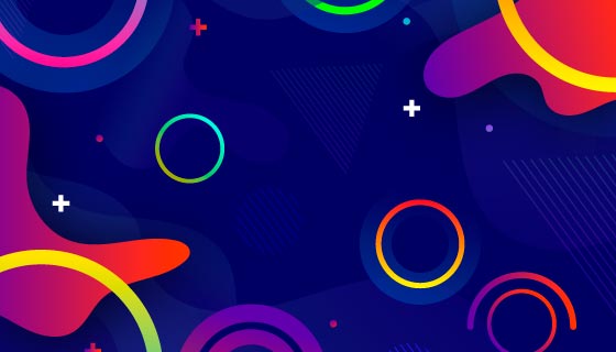 多彩抽象背景矢量素材(AI/EPS)