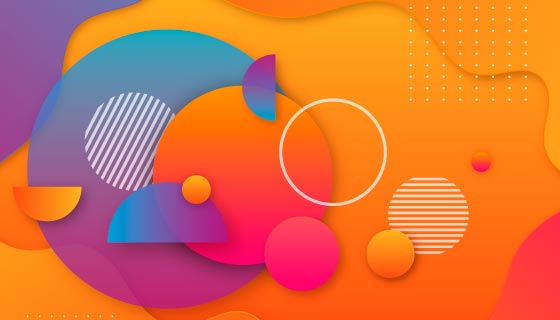 多彩抽象背景矢量素材(AI/EPS)