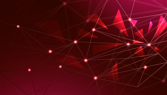 点线三角形科技背景矢量素材(AI/EPS)