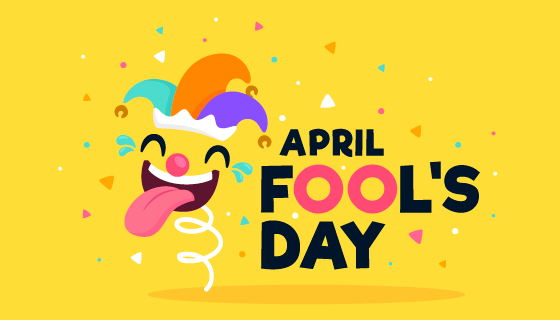 创意可爱的小丑愚人节矢量素材(AI/EPS)