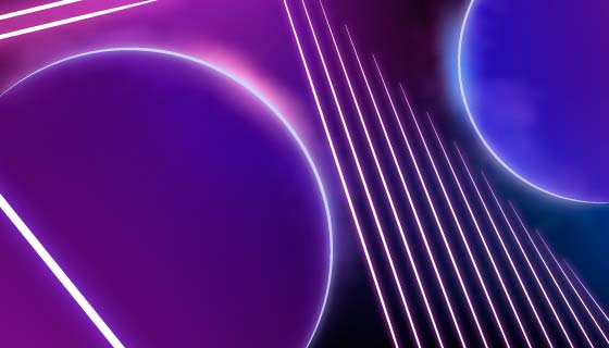 炫彩霓虹灯背景矢量素材(AI/EPS)