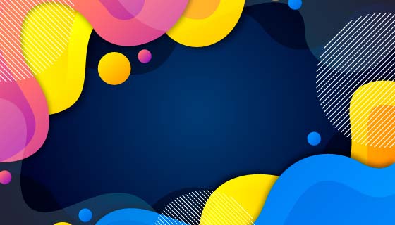 多彩抽象背景矢量素材(AI/EPS)