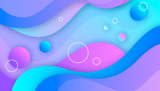 抽象梦幻背景矢量素材(AI/EPS)