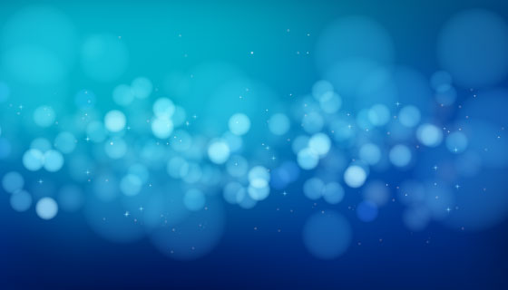 蓝色散景背景矢量素材(AI/EPS)