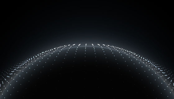 黑色的粒子地球科技背景矢量素材(EPS)