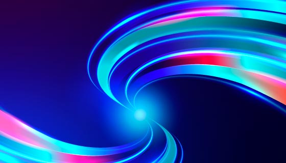 炫彩霓虹灯背景矢量素材(AI/EPS)