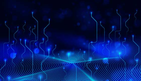 蓝色科技背景矢量素材(AI/EPS)