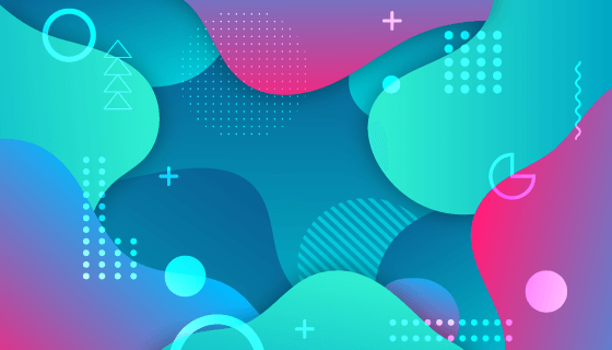 抽象多彩背景矢量素材(AI/EPS)