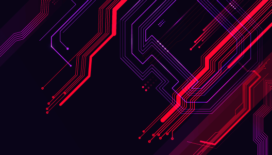 线路板纹理设计科技背景矢量素材(AI/EPS)