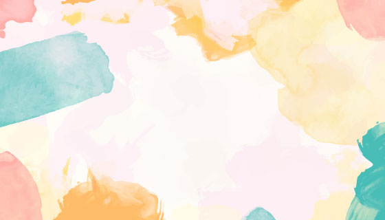 多彩水彩背景矢量素材(EPS)