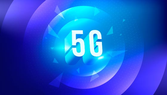 立体设计5G科技背景矢量素材(AI/EPS)