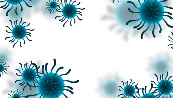 冠状病毒概念设计背景矢量素材(EPS)