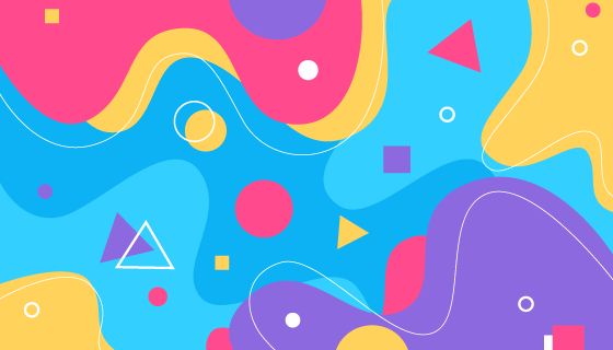 多彩抽象背景矢量素材(AI/EPS)