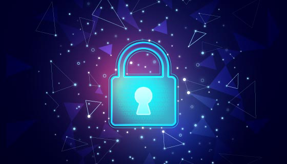 网络安全科技背景矢量素材(AI/EPS)