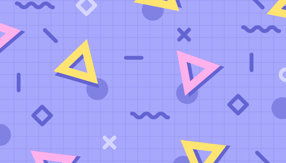 孟菲斯元素抽象背景矢量素材(AI/EPS)