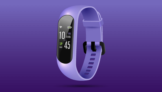 逼真的智能手环矢量素材(AI/EPS/PNG)