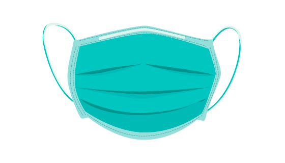 扁平风格一次性医用口罩矢量素材(AI/EPS/PNG)