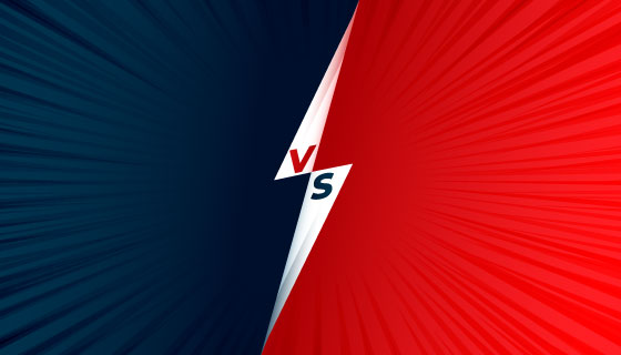 双方对抗VS屏幕背景矢量素材(EPS)