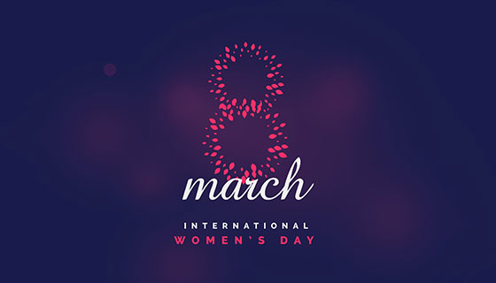 妇女节庆典背景矢量素材(EPS)