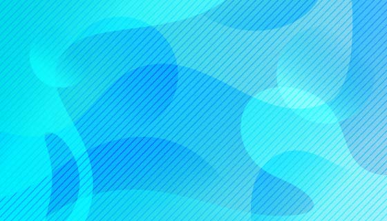 流体设计蓝色抽象背景矢量素材(AI/EPS)
