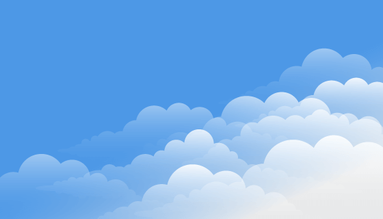 简单的蓝天白云背景矢量素材(EPS)