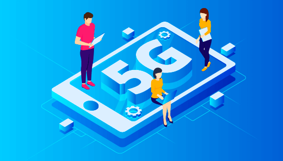 5G网络概念设计矢量素材(AI/EPS)