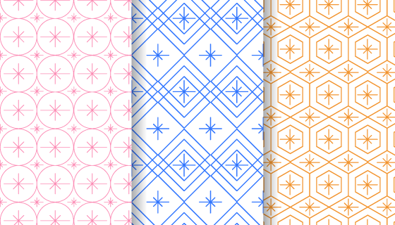 简约几何图案背景矢量素材(AI/EPS)