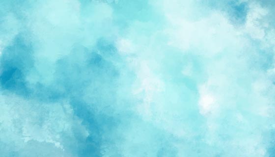 天青色水彩背景矢量素材(EPS)