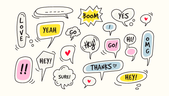 各种各样的气泡/泡泡矢量素材(AI/EPS/PNG)