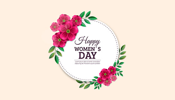 妇女节背景矢量素材(EPS/AI/PNG)