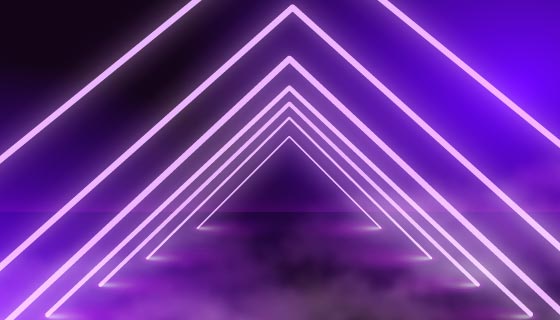 霓虹灯舞台背景矢量素材(AI/EPS)