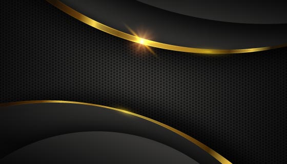黑金色奢华背景矢量素材(AI/EPS)