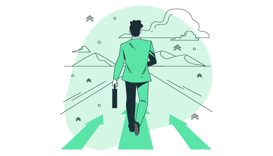 向前进概念设计矢量素材(AI/EPS)