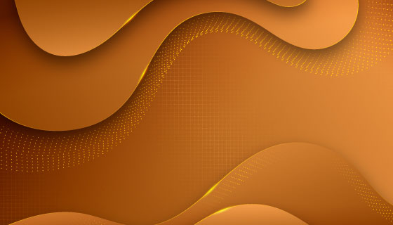 金色波浪奢华背景矢量素材(AI/EPS)