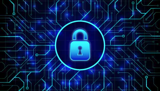 网络安全科技背景矢量素材(AI/EPS)