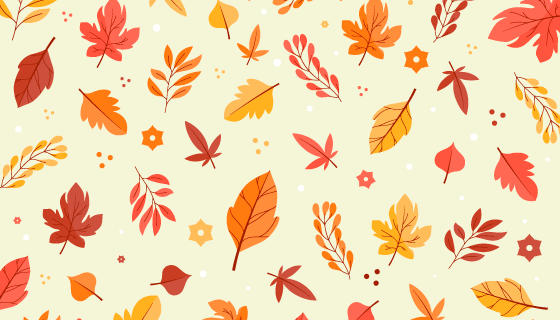 各种各样的叶子秋天背景矢量素材(AI/EPS/PNG)