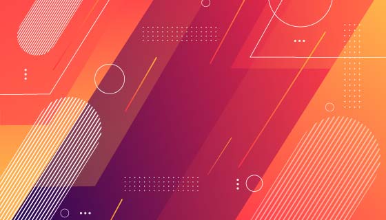 几何图形渐变背景矢量素材(AI/EPS)