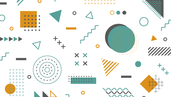 孟菲斯风格几何形状背景/壁纸矢量素材(AI/EPS/PNG)