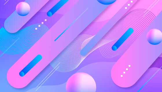 紫色抽象背景矢量素材(AI/EPS)