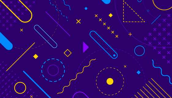 深蓝色几何图形背景矢量素材(AI/EPS)