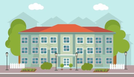 扁平风格欢迎返校矢量素材(EPS)