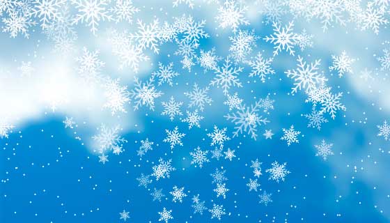 圣诞节雪花背景矢量素材(EPS)