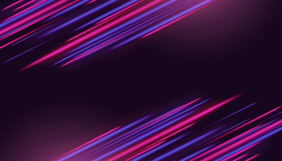 抽象的霓虹灯背景矢量素材(AI/EPS)