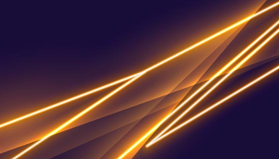 时尚的金色霓虹灯背景矢量素材(EPS)