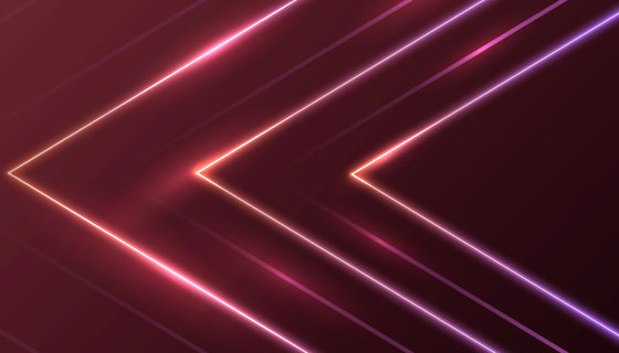 抽象箭头霓虹灯背景矢量素材(AI/EPS)