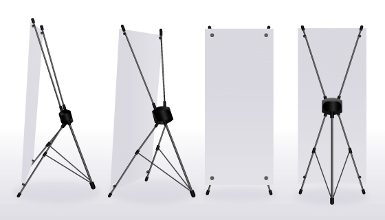 X展台横幅矢量素材(AI/EPS/PNG)