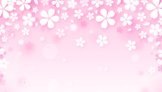 樱花渐变背景矢量素材(AI/EPS)