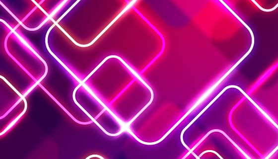 抽象霓虹灯背景矢量素材(AI/EPS)