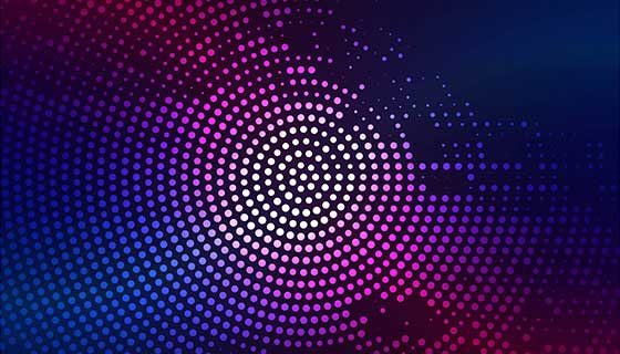 现代多彩半色调背景(EPS)