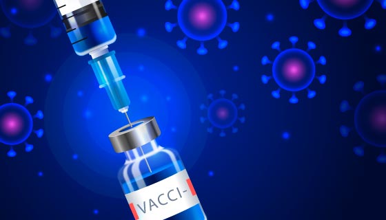 冠状病毒和疫苗背景矢量素材(AI/EPS)